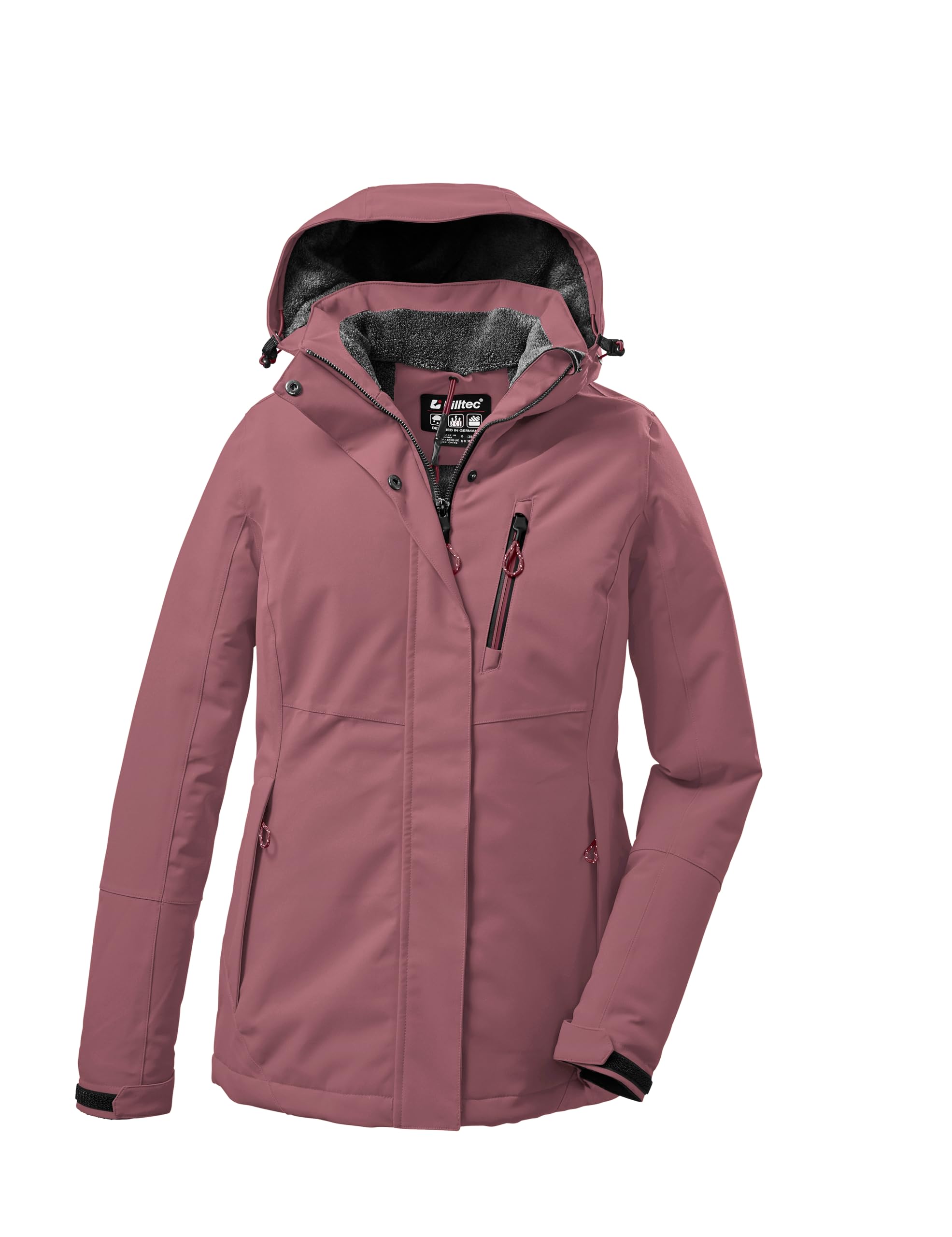 Killtec Damen Outdoorjacke Funktionsjacke mit abzippbarer Kapuze KOW 140 WMN Jckt wasserdicht, Winddicht, atmungsaktiv