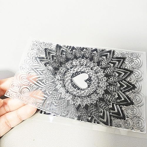 Miniatura 8 de Kisses Love - Sellos transparentes con diseño de corazón, bendiciones, palabras, flores, sello transparente, sellos transparentes para decoración de