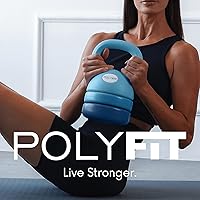Vista 6 de Polyfit Adjustable Kettlebell 5 lb - 12 lb Kettlebells Weights Set for Home Gym Kettle Bell Sets for Women at Home