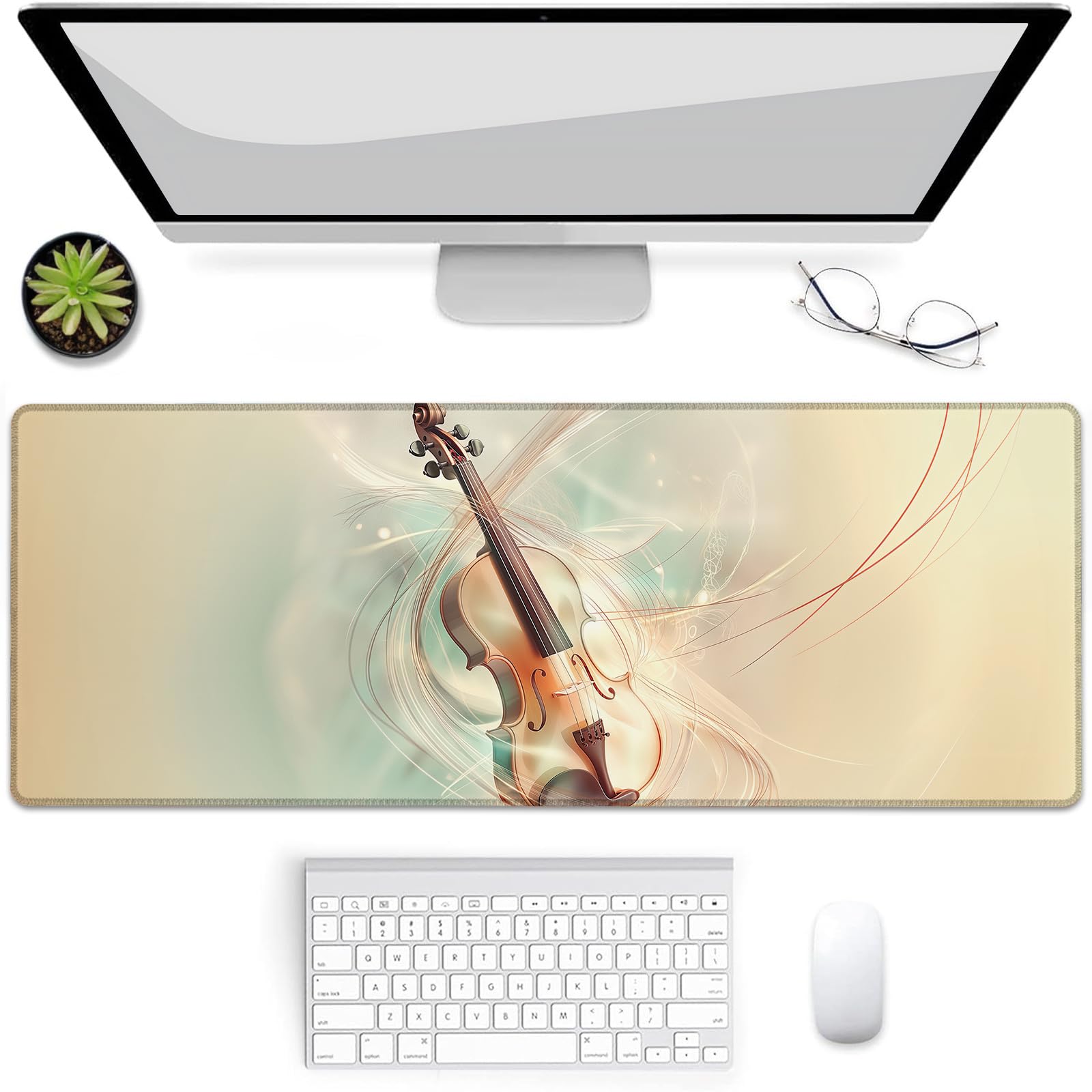 Tapis de souris de jeu violon pour éliminer les glissements