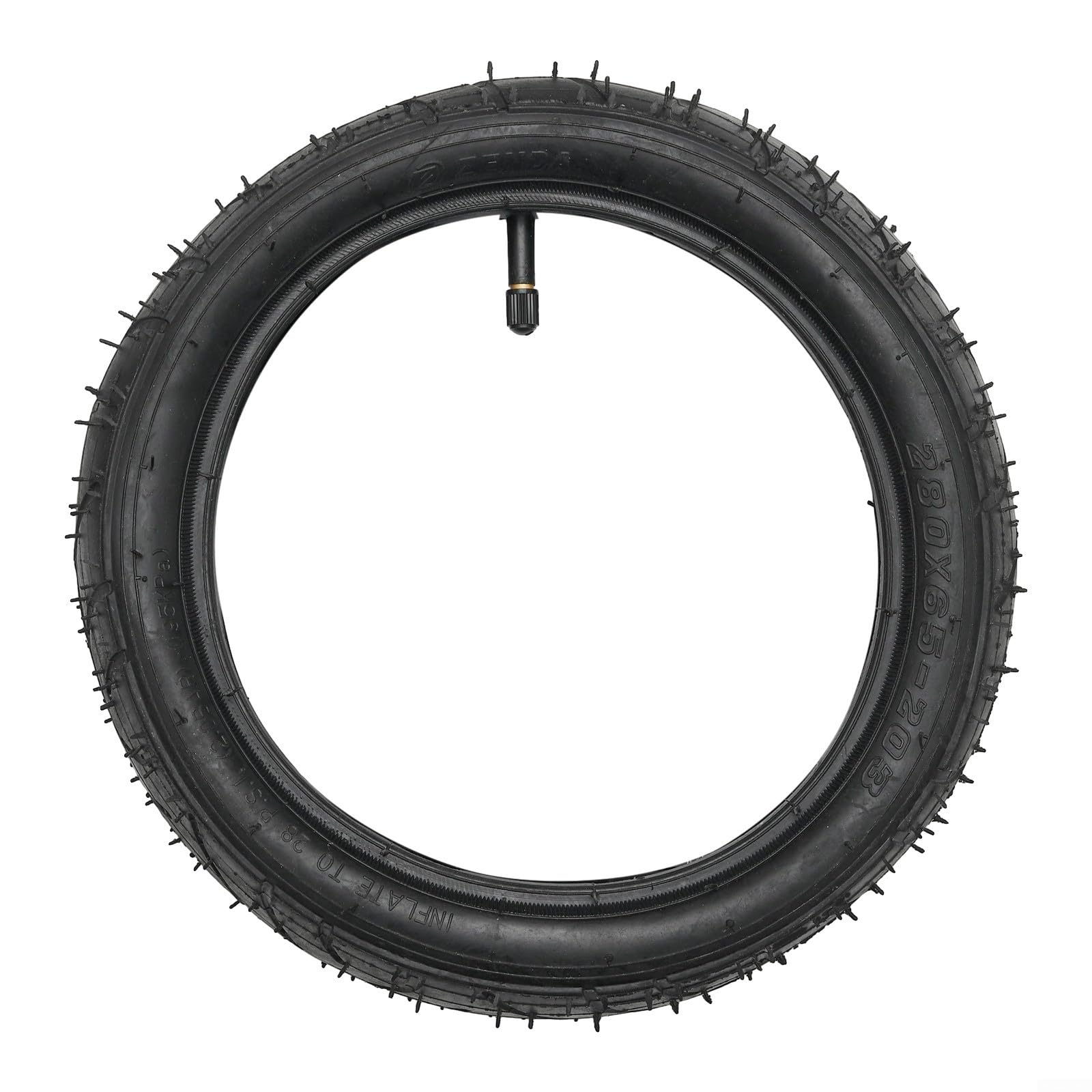 12 Inch 280x65-203 Baby stroller inner and outer tires Wearproof Pneumatic Tire for Electric Scooter Bike Stroller Pushchair ront and Rear Tyre Tube Rubber(Tire)