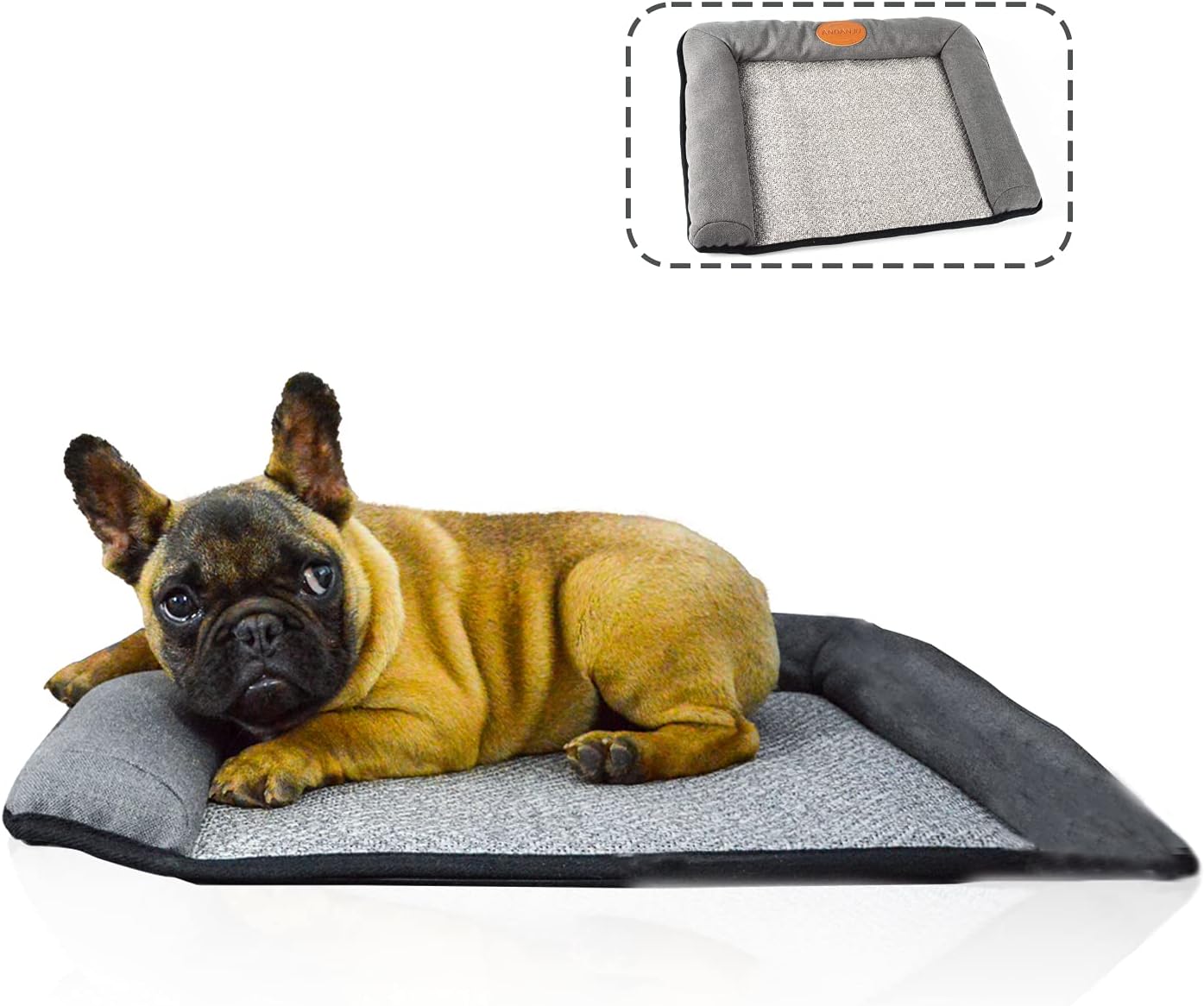 ANQANJU Pet Cooling Mat for Dogs, Cat/Dog Self Cooling Mat, Keep Cool in Summer, Non-Slip Ice-Cold Bed, Easy to Clean