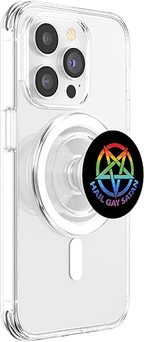 Miniatura 9 de Hail Gay Satan Pentagrama PopSockets intercambiable PopGrip