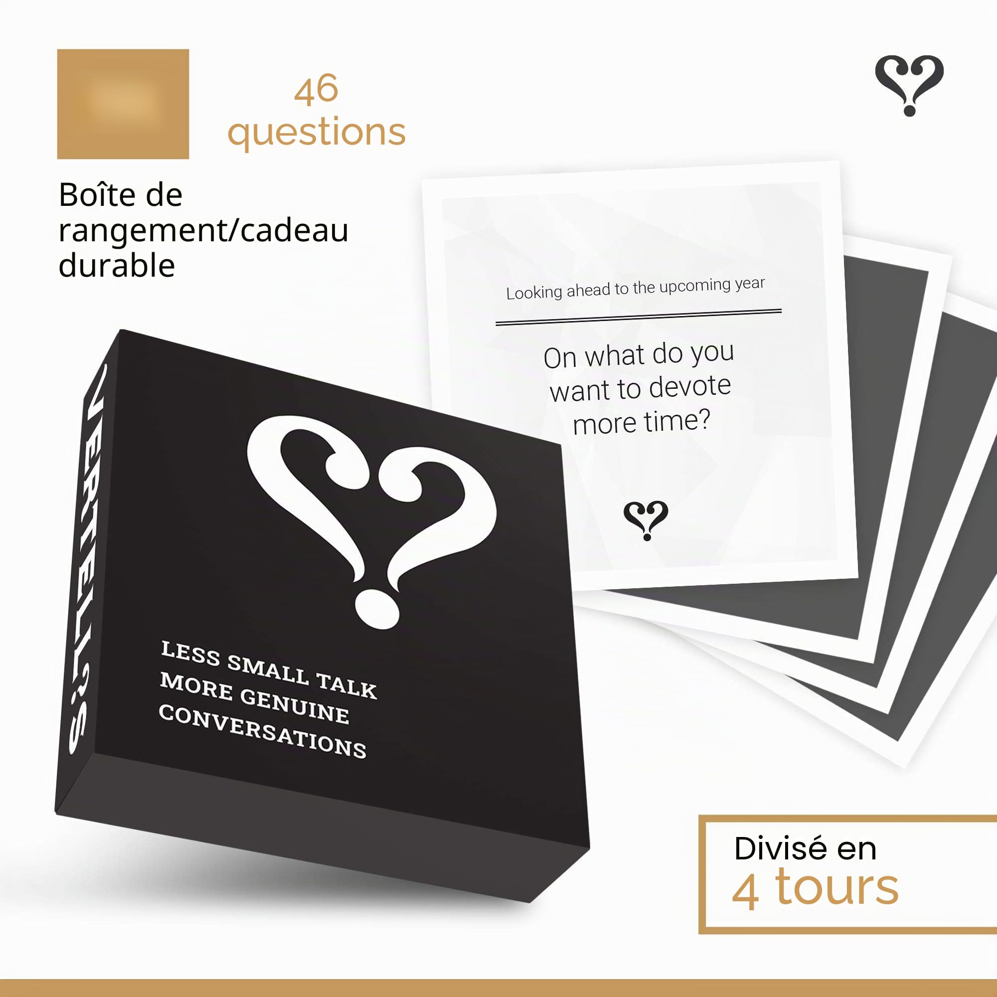 Vertellis Cartes de conversation Holiday Edition - Démarreurs de conversation bien pensés et questions pour les fêtes et les rassemblements - Cartes de pleine conscience et de conversation engageantes