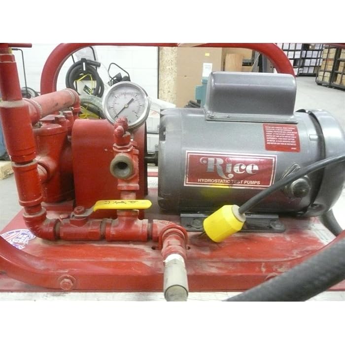 Buy Rice Hydro EL1A Hydrostatic Test Pump, Electric Plunger Pump, 3 gpm