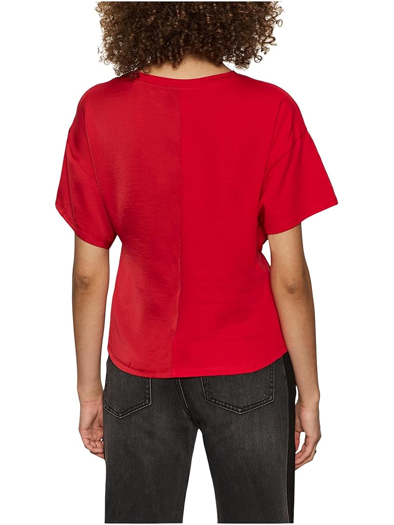 Pink Sanctuary Satin Mix Tee