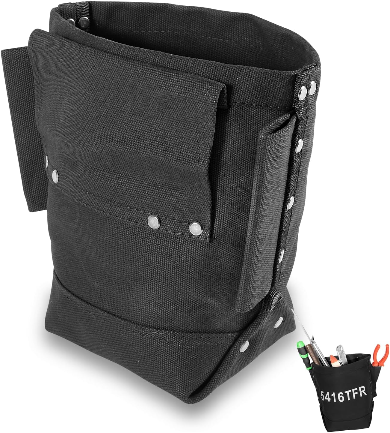 5416 Tool Bag for Bolt Storage with Bull Pin Loops and Belt Strap Connect, 5 x 10 x 9 Inch Replacement Probe Tip