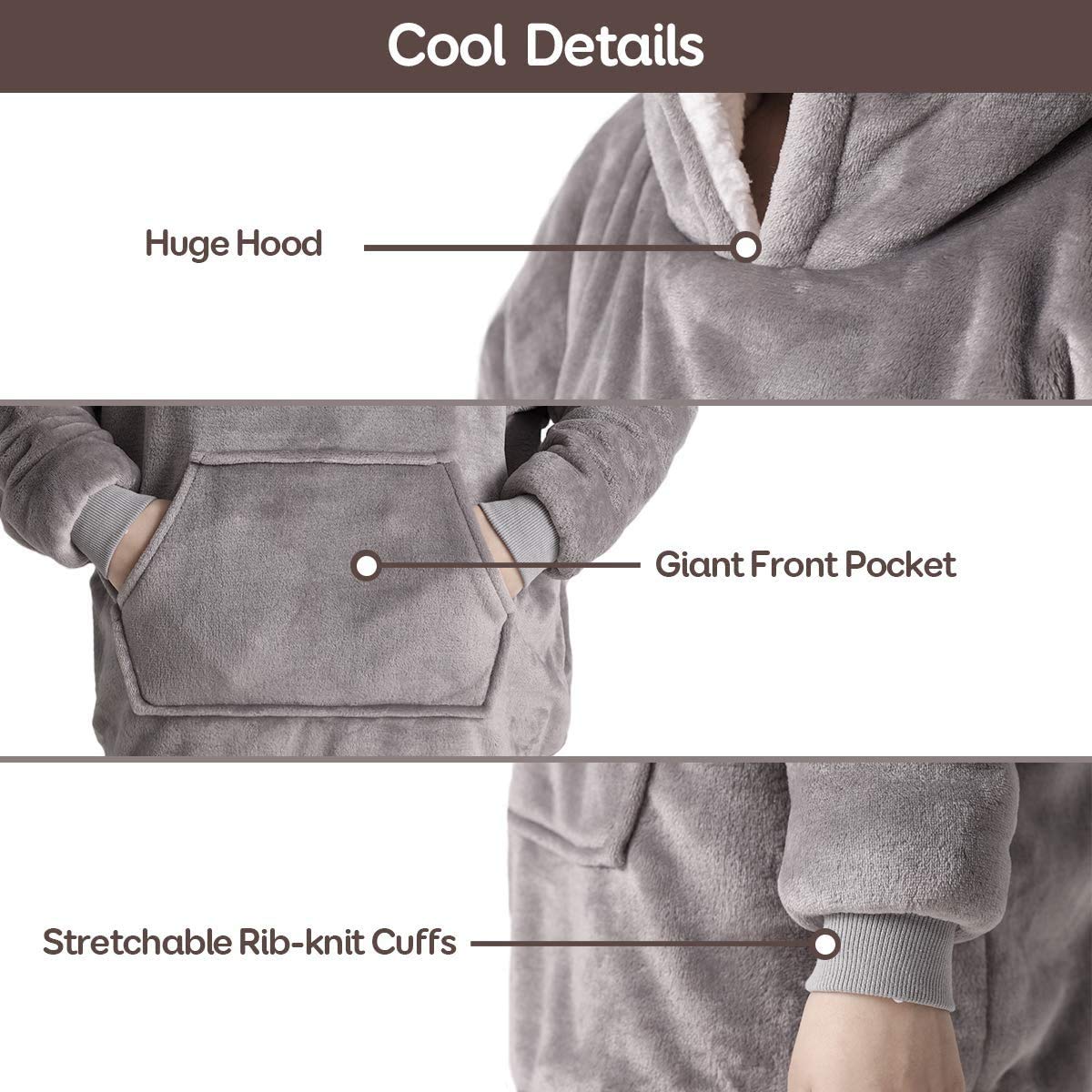 Sweat à Capuche Super Dalian, Veste à Capuche Double Face Super Confortable et épaisse avec de Grandes Poches, Convient aux Hommes et aux Femmes Adultes (Rouge Sweat à Capuche Super Dalian, Veste à Capuche Double Face Super Confortable et épaisse avec de Grandes Poches, Convient aux Hommes et aux Femmes Adultes (Rouge