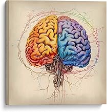 تابلوه ديكور قلب من الزهور - دومينيكو زافري لتزيين غرفة النوم وغرفة المعيشة والحمام والمكتب 30 × 30 سم من كانفاس لاب، ديكور بموضوع: ملونة، فن البوب، الطب