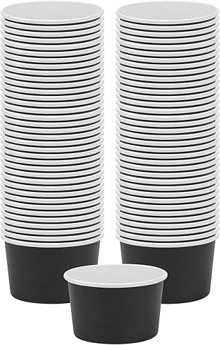 Restaurantware Coppetta Coppetta Medium Hot & Cold To Go Cups: Perfecto para cafés - Taza de papel reciclable ecológica reciclable de 200 CT -