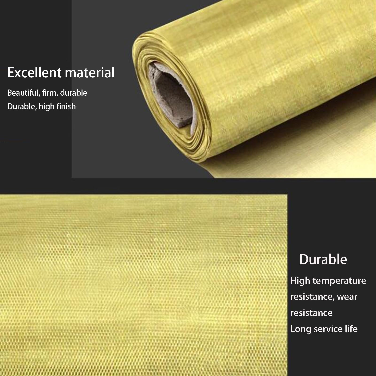 Tkanina druciana z miedzi, Siatka miedziana mosiężna wielokolorowa 10-200 mesh(Brass 1x1m,100 mesh)