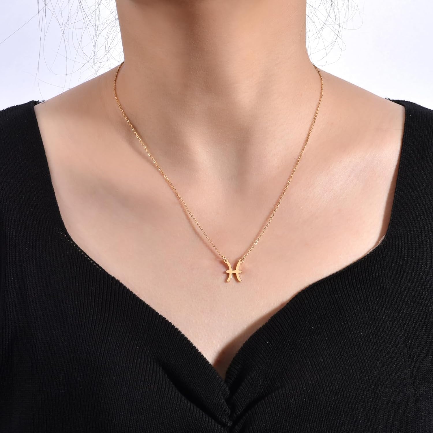 12 Zodiac Necklace for Women, 18K Gold Plated Horoscope Pendant, Astrology Constellation Necklace, Sister Gifts For Women - Image 6