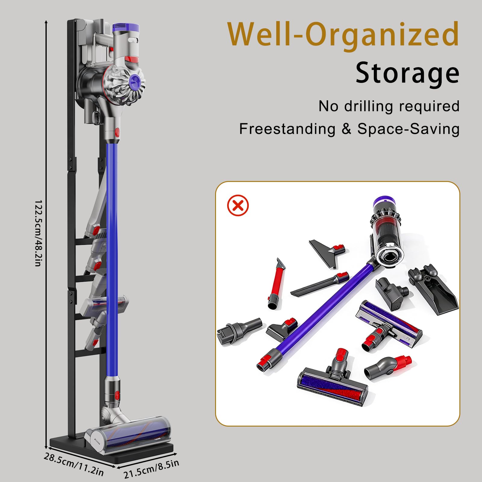 Amazon.co.jp: OUTBROS 掃除機 スタンド 適用 Dyson ダイソン 掃除機