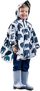 BundleBean Baby,Clothing,Baby Boys 0-24m,Snow & Rainwear,Raincoats BundleBean Toddler Poncho | Waterproof rain Poncho 2-4 yrs | Universal fit | Peaked Hood | Poppers Easily Under Chin and arms | Comes with its own Stuff sac