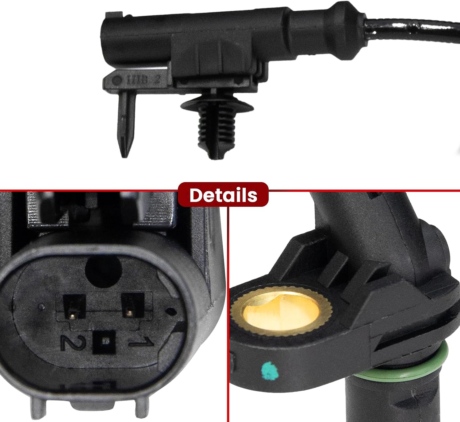 Front Left or Right ABS Wheel Speed Sensor for:-Chevy Tahoe 2007-2014 Suburban 1500 2007-2014 for:-GMC Yukon 2007-2014 Sierra 1500 2007-2013 for:-Cadillac Escalade 2007-2014, Replace# 15229012