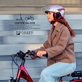 CASR Glow Casque Vélo & Trottinette, LED - Adulte Homme & Femme - Rose, M - 7