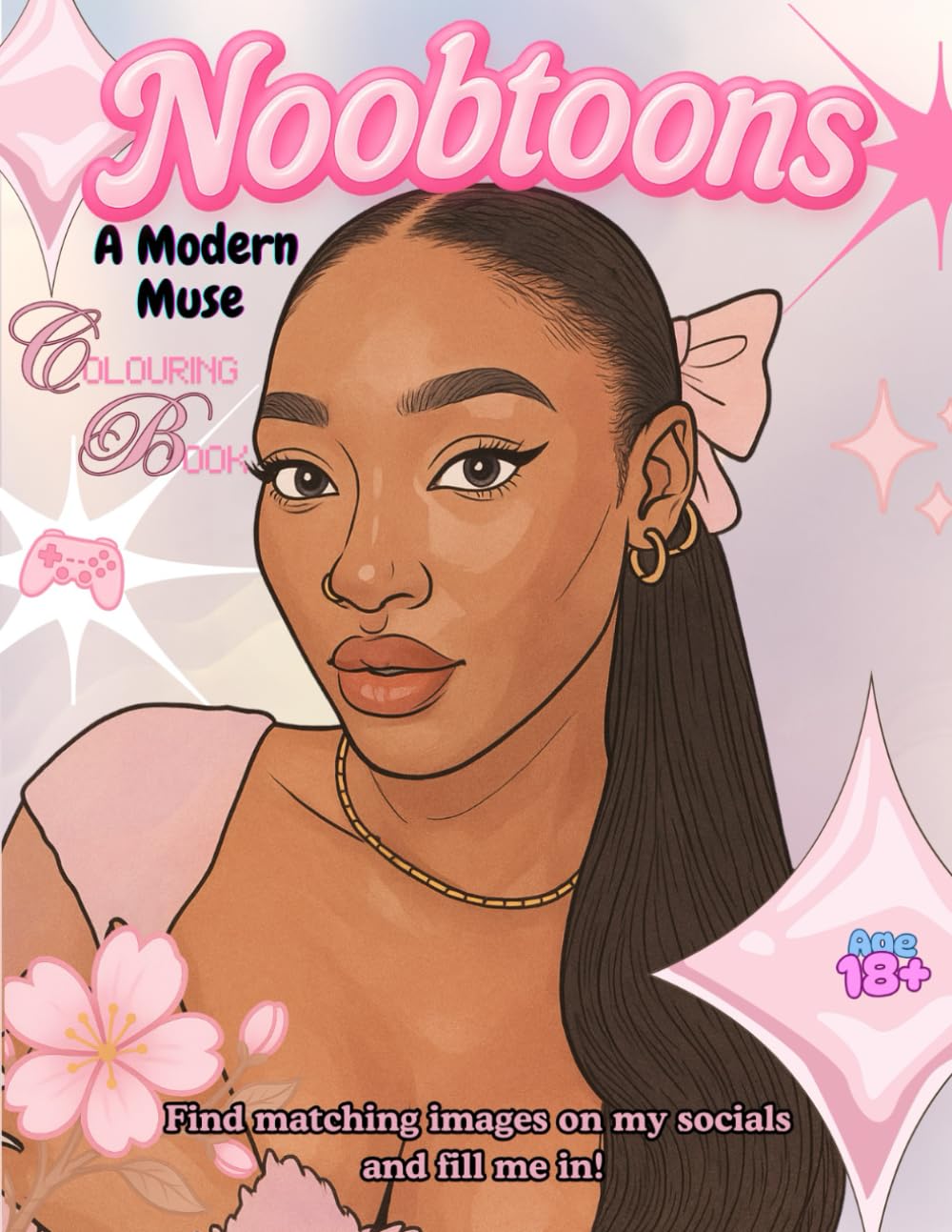 Noobtoons: A Modern Muse Colouring Book