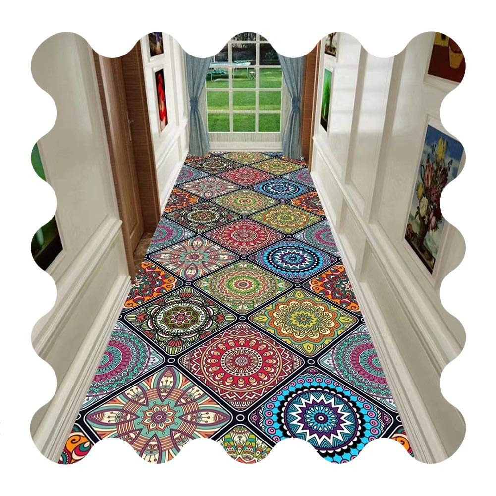 Alfombras de pasillo largo ZRUYI estilo bohemio de 6 mm y medida 0.6x1.2m