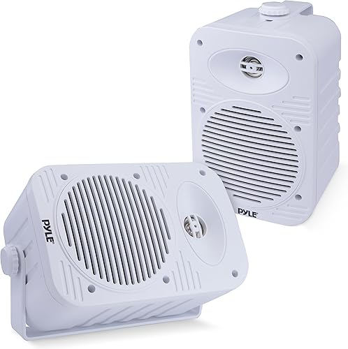Miniatura 11 de Pyle USA - Par de altavoces para interiores y exteriores, 500 vatios, doble impermeable, 5.25 pulgadas, sistema de altavoces de rango completo de 2