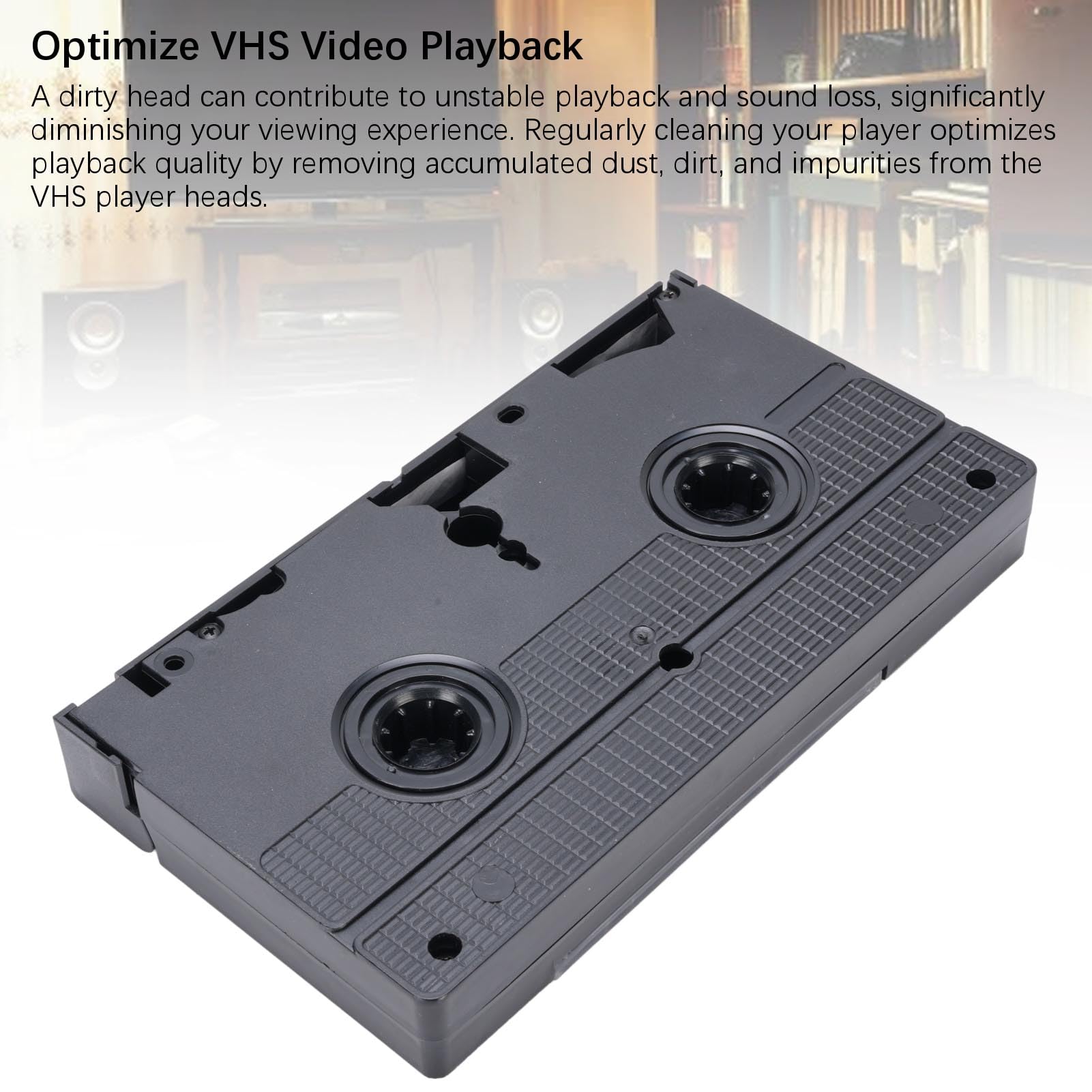 Nettoyer de Tête de Magnétoscope, VHS Video Head Cleaner pour VHS/VCR Wet Technology, Nettoyage Réutilisable, Fluides Care Wet Maintenance Kit pour Cassette Cassette Player /