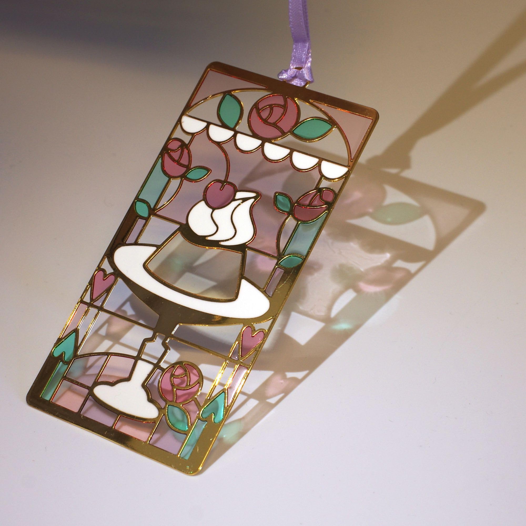 Amazon | 新工精機 ブックマーク ステンドグラス風ブックマーク 初恋