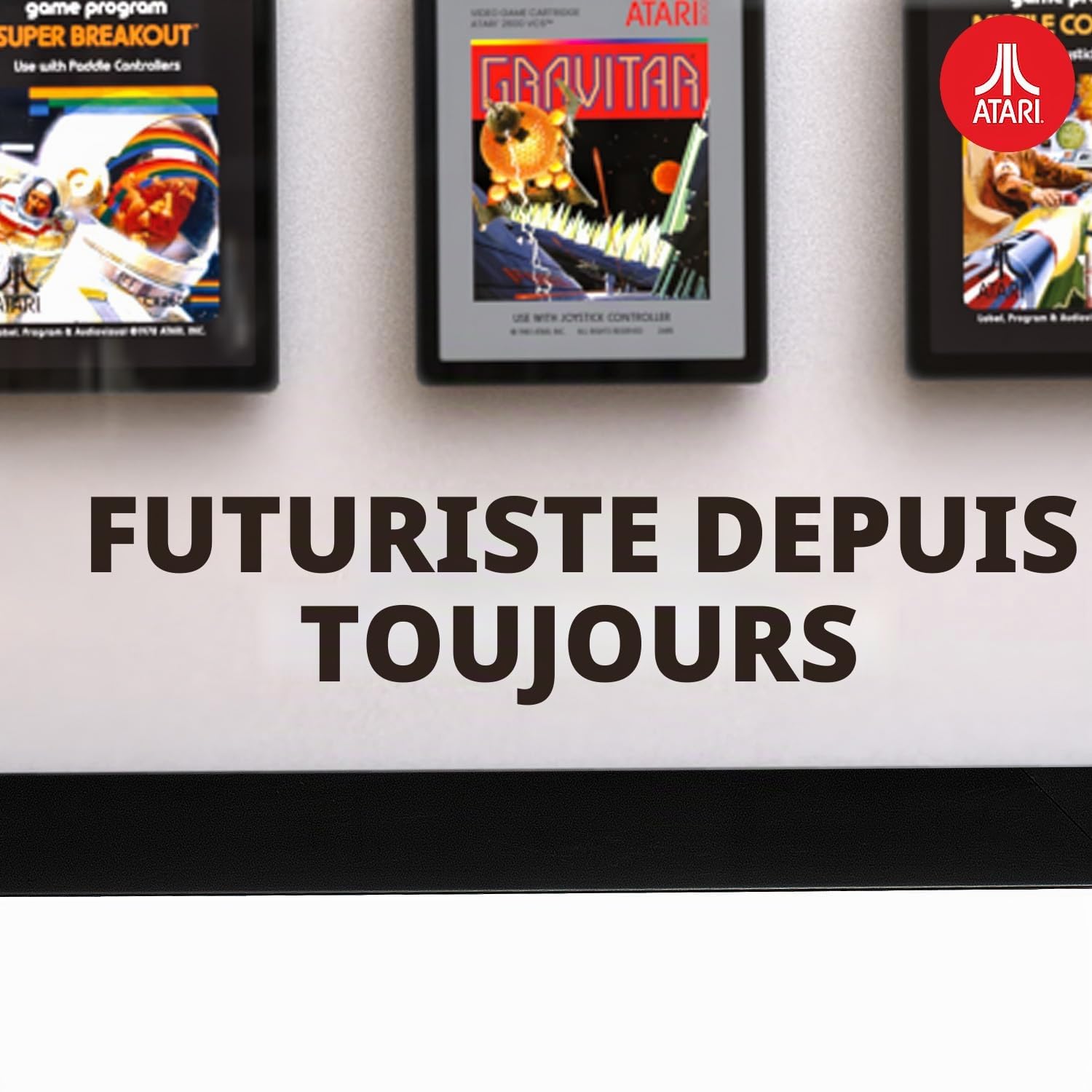 THUMBS UP Image 3D Cartouches De Jeux Vidéo Atari 29X40Cm