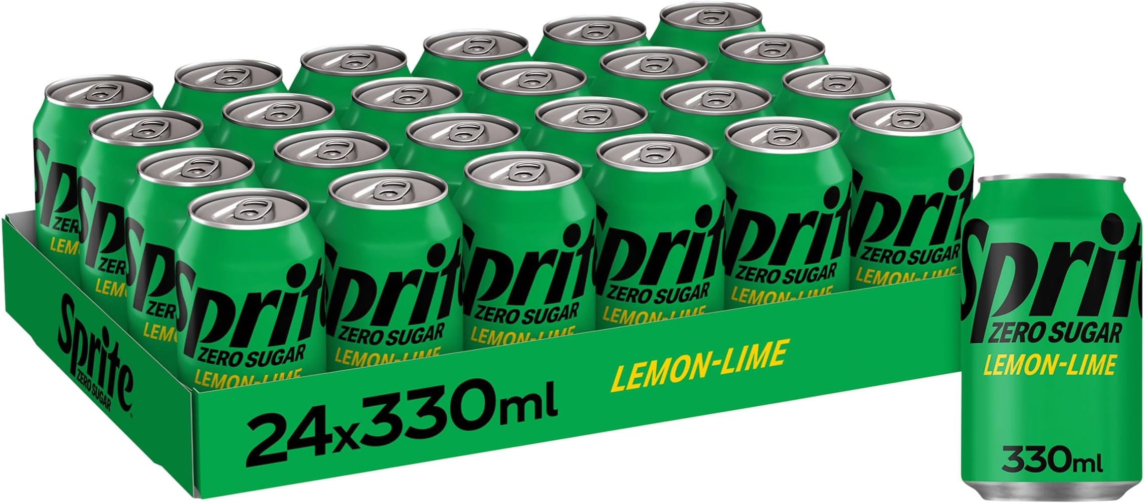 Sprite No Sugar 24 x 330ml Cans