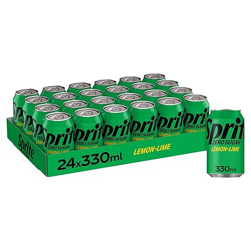 Sprite No Sugar 24 x 330ml Cans - Zero - 330 ml (Pack of 24)