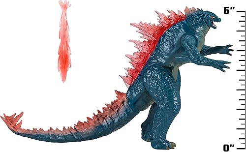 Miniatura 2 de Godzilla x Kong Godzilla Evolved de 6 pulgadas (con rayo de calor) por Playmates Toys