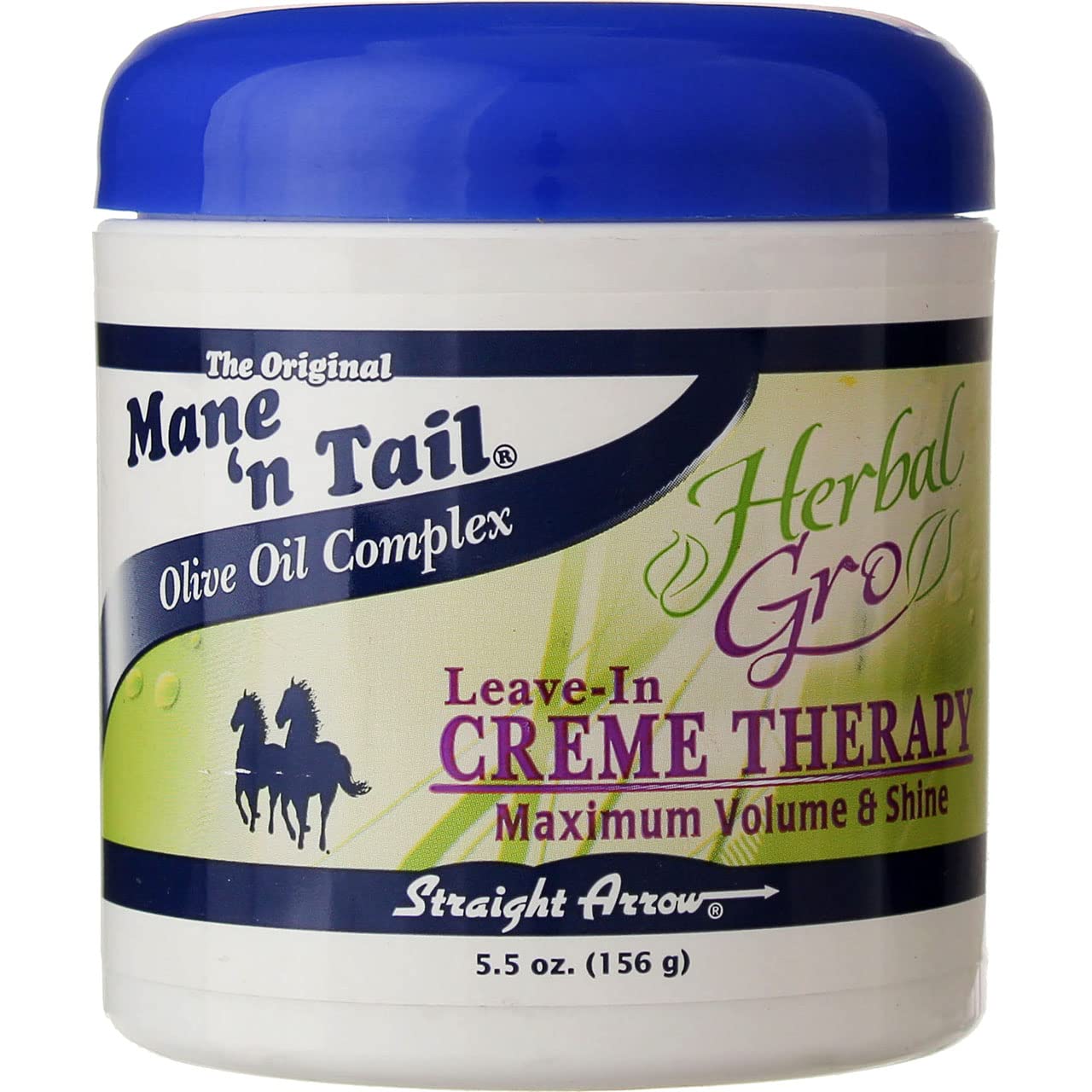 Straight ArrowMane 'N Tail Herbal Grow Leave-In Creme Therapy 5.5oz (3 Pack)