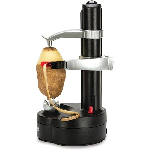 Starfrit Rotato Express Electric Peeler - 2 Spare Blades - Safe & Easy to Use - Effortlessly Peels Vegetables and Fruit