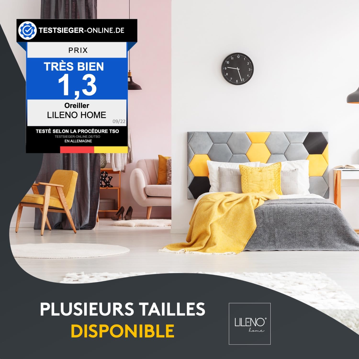 LILENO HOME Lot de 6 de garnissage d'oreiller 40x60 cm - Coussin intérieur Lavable à 40°C adapté aux allergiques - Garnissage en Polyester comme Coussin de canapé, Coussin Cocktail et Oreiller
