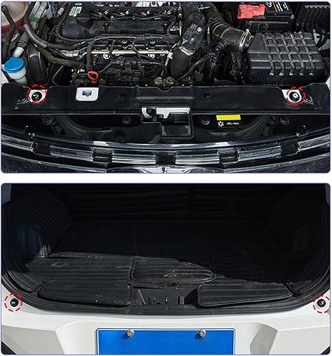 Miniatura 3 de 10pcs amortiguadores puerta auto, calcomanías universales protección para puerta auto, Junta amortigucoche Almohadilla silicona anticolisión