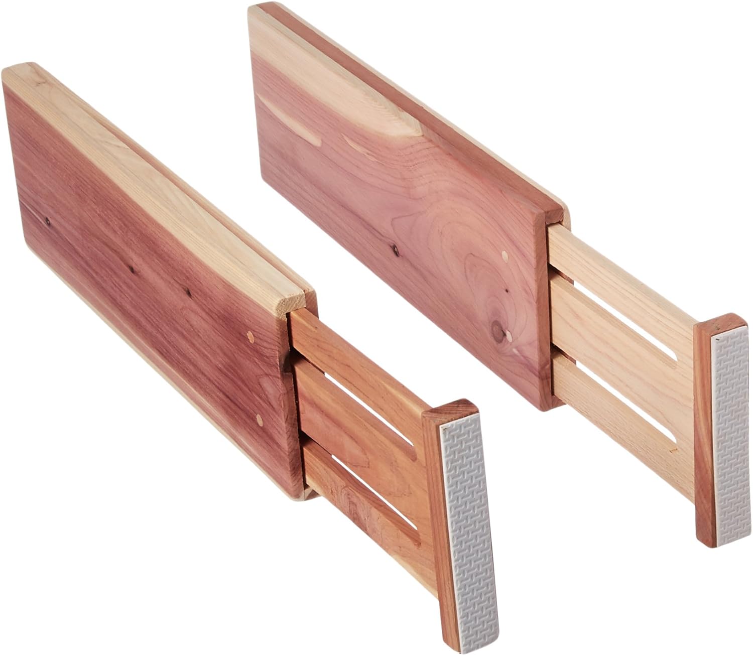 Dr. Organizer Cedar Expandable Drawer Divider Set, USA Patented Design, 2 Pack