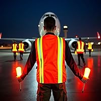 Vista 6 de G & F Products Chaleco de seguridad reflectante de alta visibilidad con bolsillos multifunción ANSI Clase 2