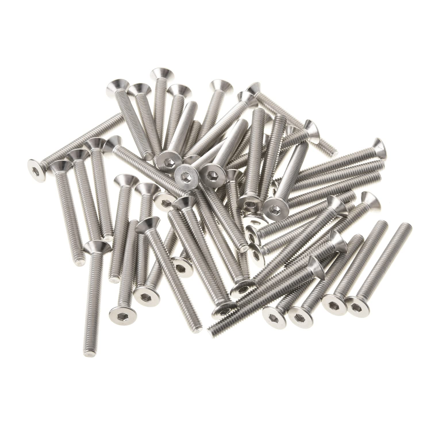 Kit Viti A Testa Piatta In Acciaio Inox M6x16 – 25 Pezzi, Per Elettrodomestici E Forni, Installazione Manuale Senza Attrezzi