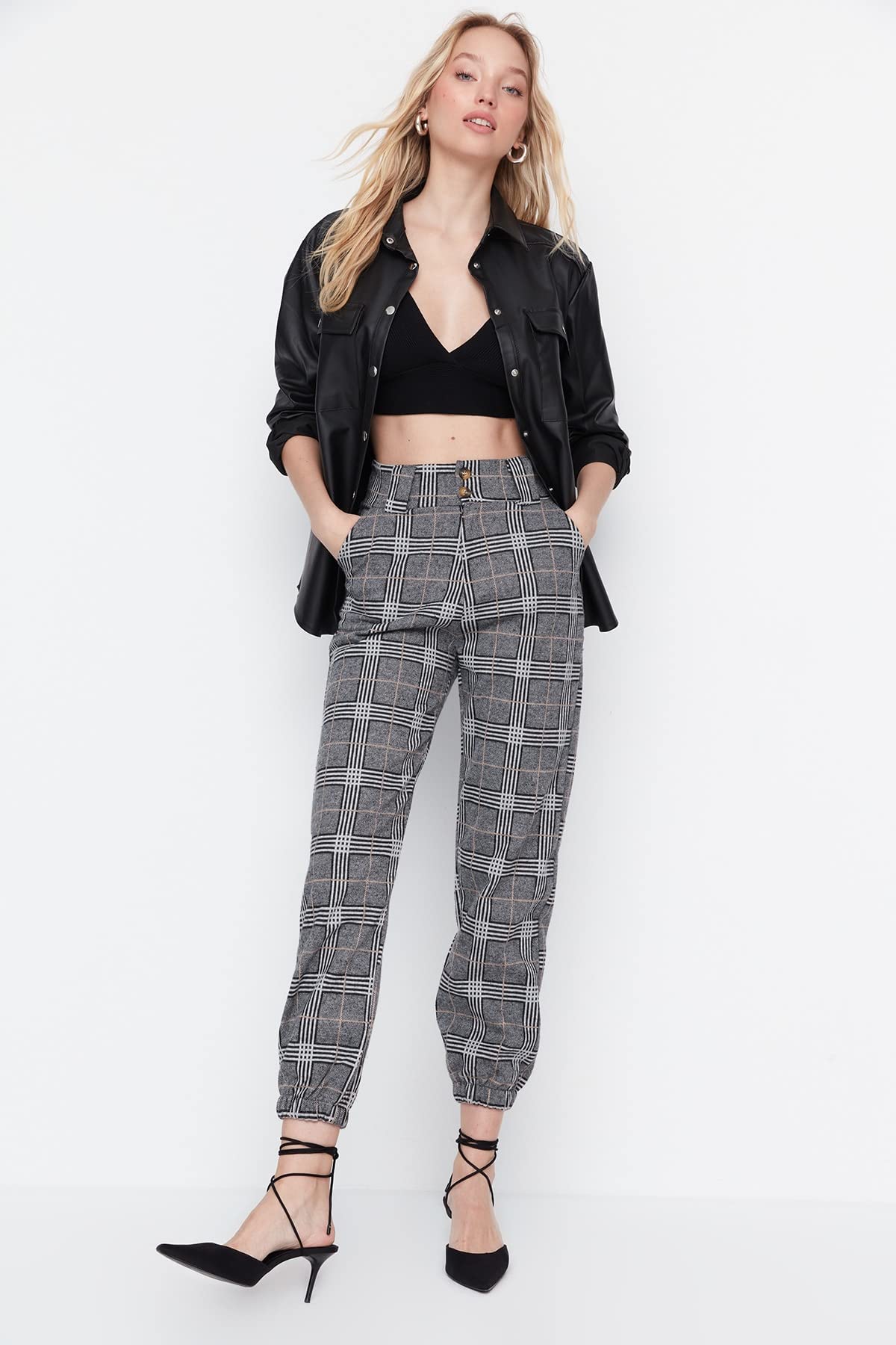 Trendyol Pantaloni Jogger Donna Tuta