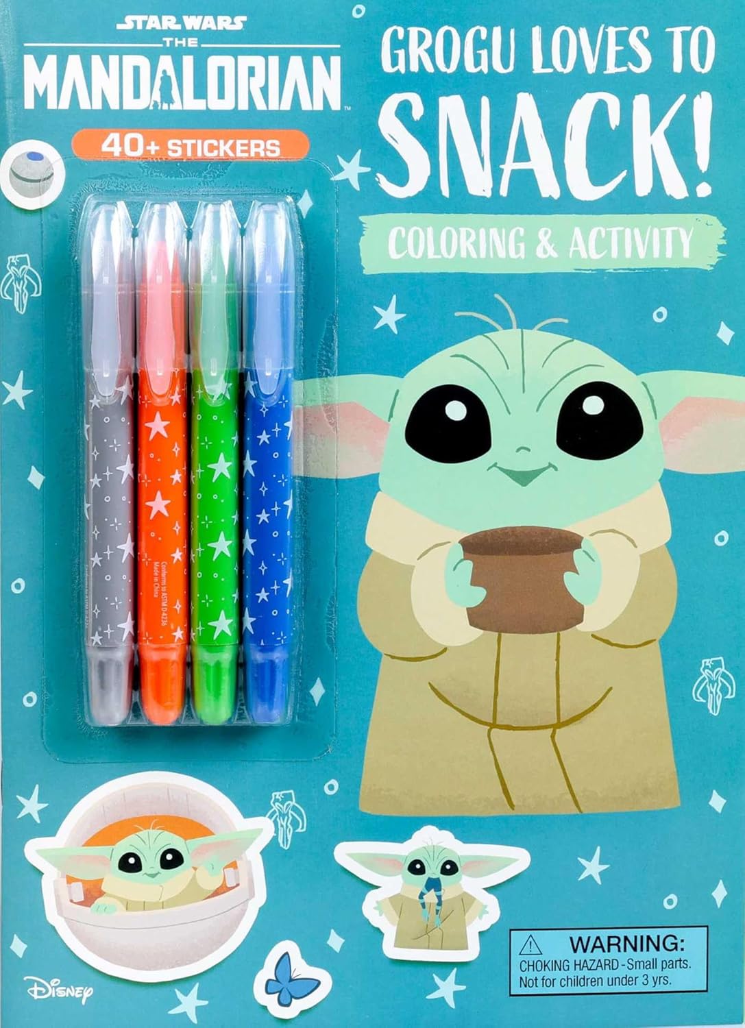 Star Wars: Grogu Loves to Snack! (Color & Activity with Twistable Crayons)      Paperback – April 7, 2026