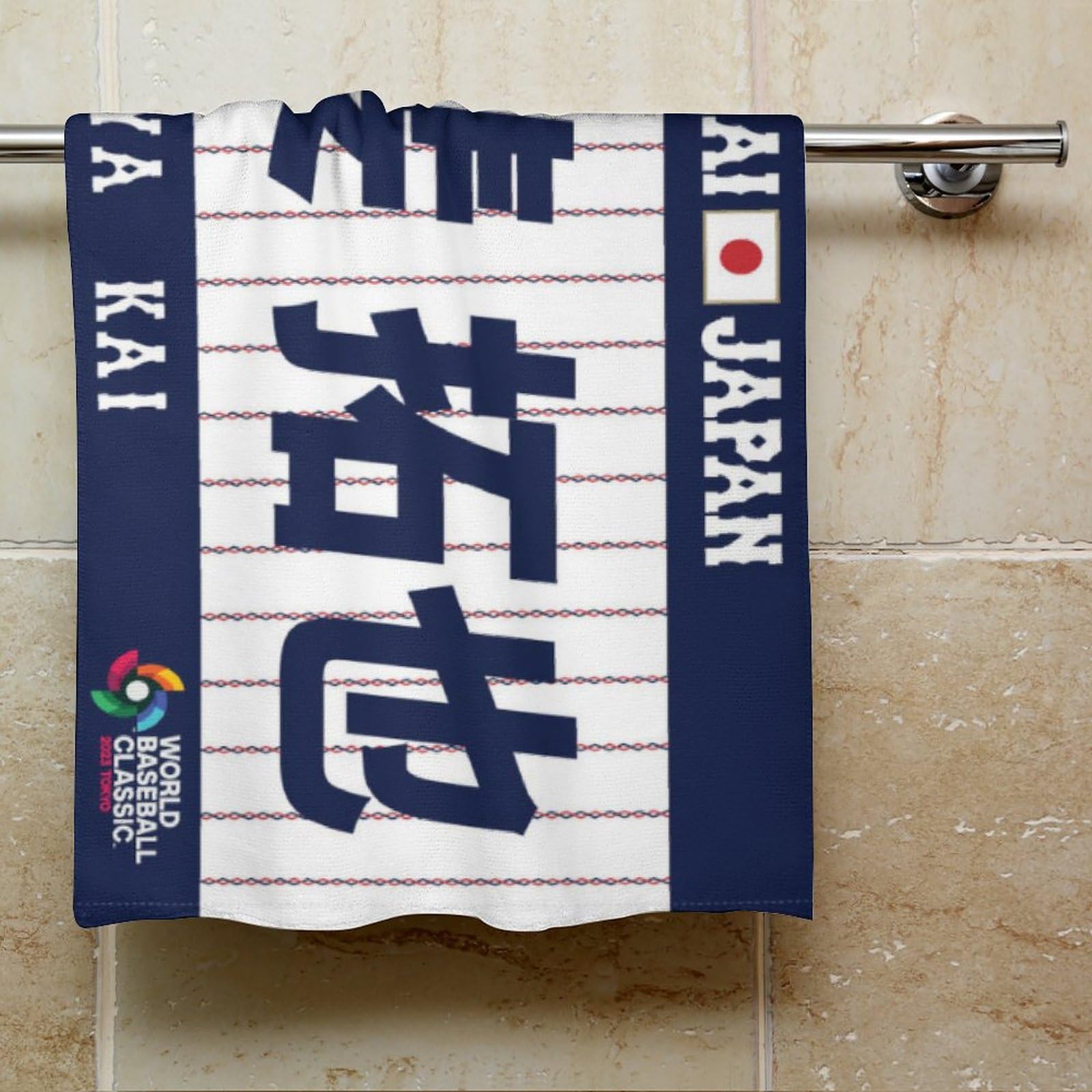 WBC甲斐Tシャツ　Lサイズ　フェイスタオル Amazon｜侍ジャパン 番號10 甲斐 拓也 野球応援 フェイスタオル
