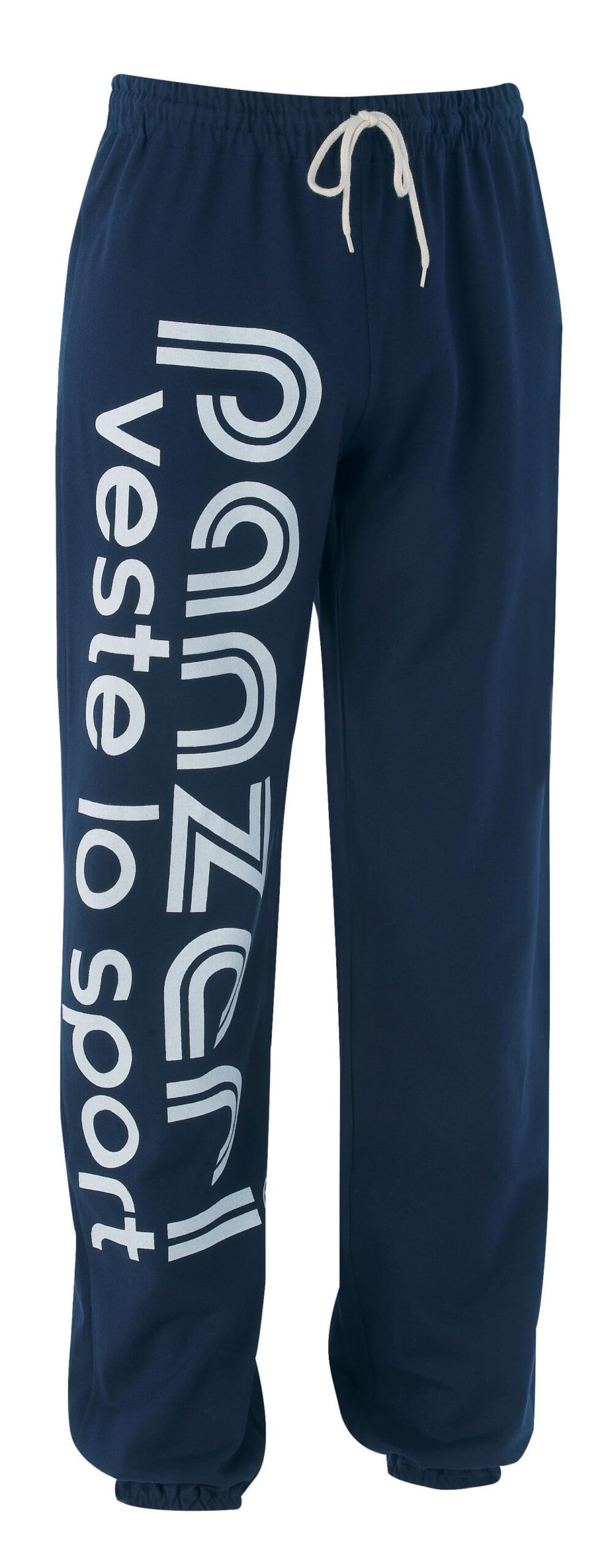 panzeri Pantalon Jogging Uni H - Noir/Blanc
