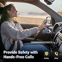 Vista 4 de UGREEN Adaptador Aux a Bluetooth 6.0 Receptor Bluetooth de 3.5mm para Coche Kit USB 2.0 a Conector de 3.5mm con Micrófono Integrado Entrada Auxiliar