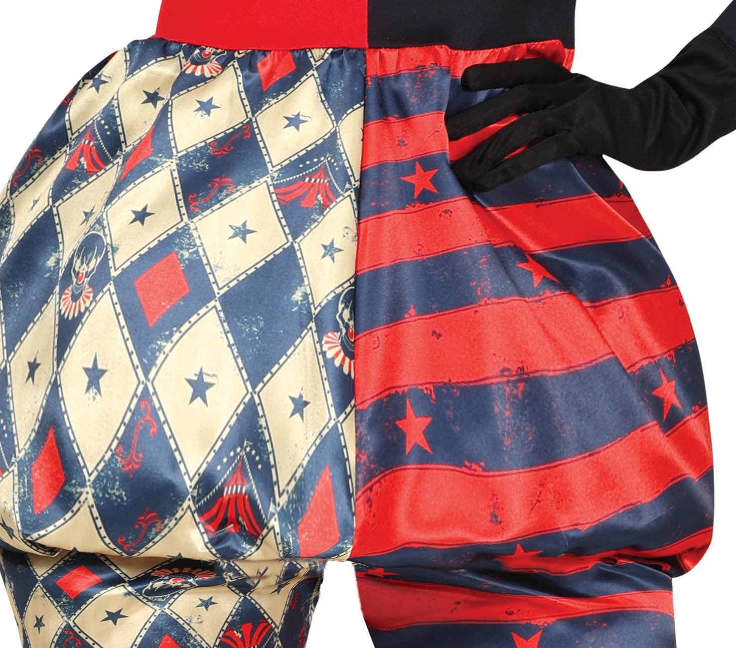 FIESTAS GUIRCA Costume Arlequin Femme Adulte avec Chapeau et Collerette
