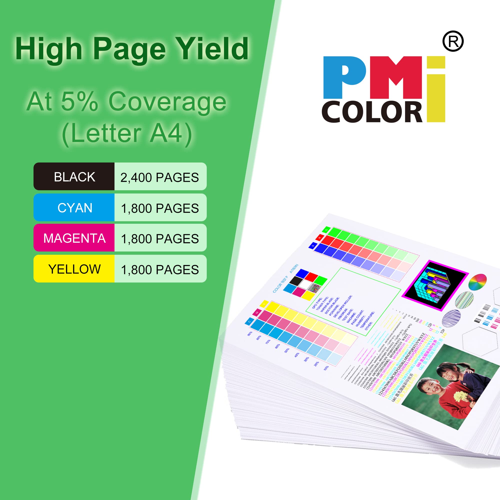 Zamiennik dla wkładów z tonerem HP 128A 4-pak zestaw zamiennik do drukarki HP Pro Color CP1525n CP1525nw CM1415fnw CM1415fn (czarny, cyjan, magenta, żółty)