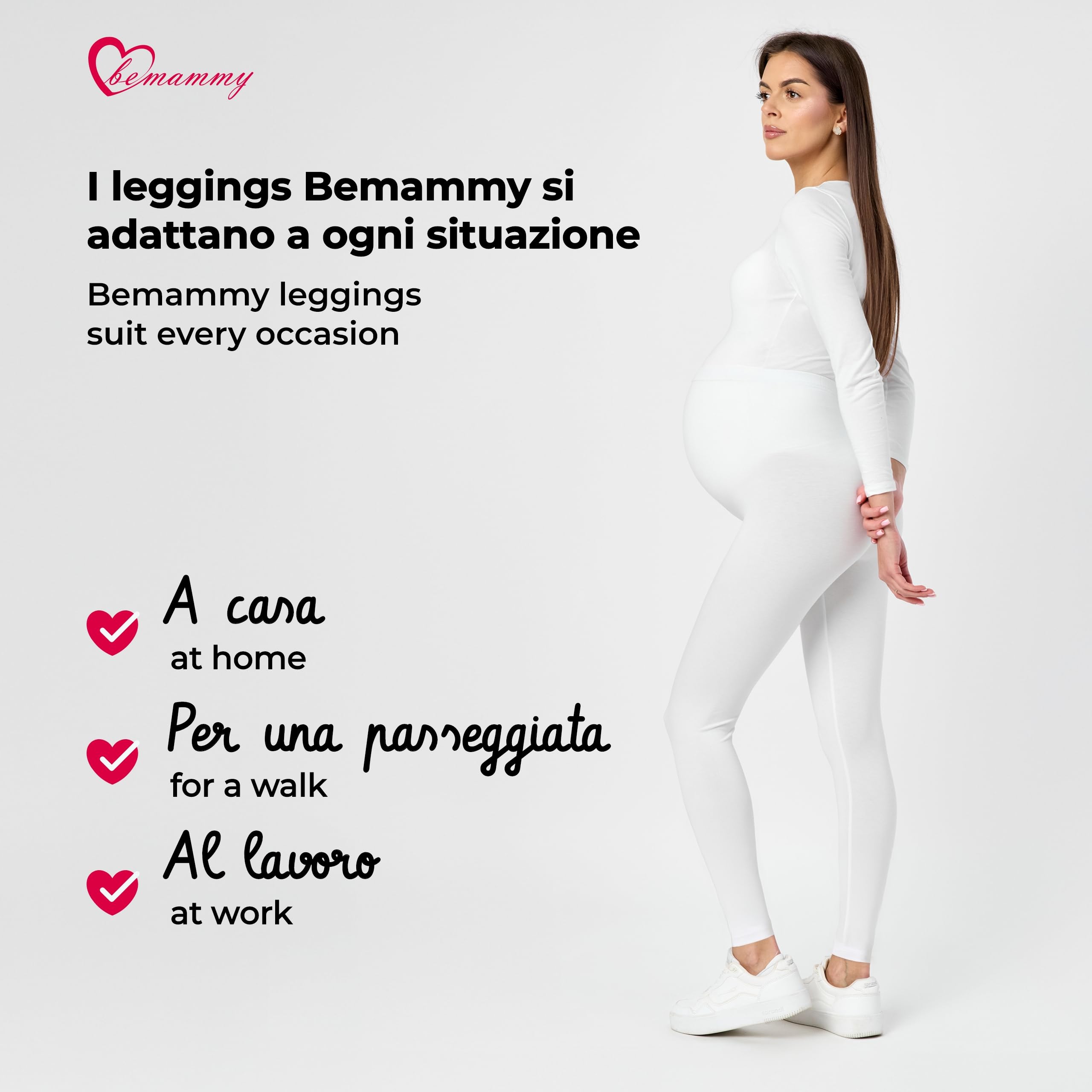 Be Mammy Leggings Premaman Lunghi BE20-230