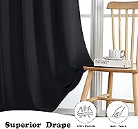 Vista 34 de Simplebrand Juego de 2 paneles de cenefa aguamarina para ventana de cocina de 14 pulgadas de largo, cortinas de oscurecimiento de habitación