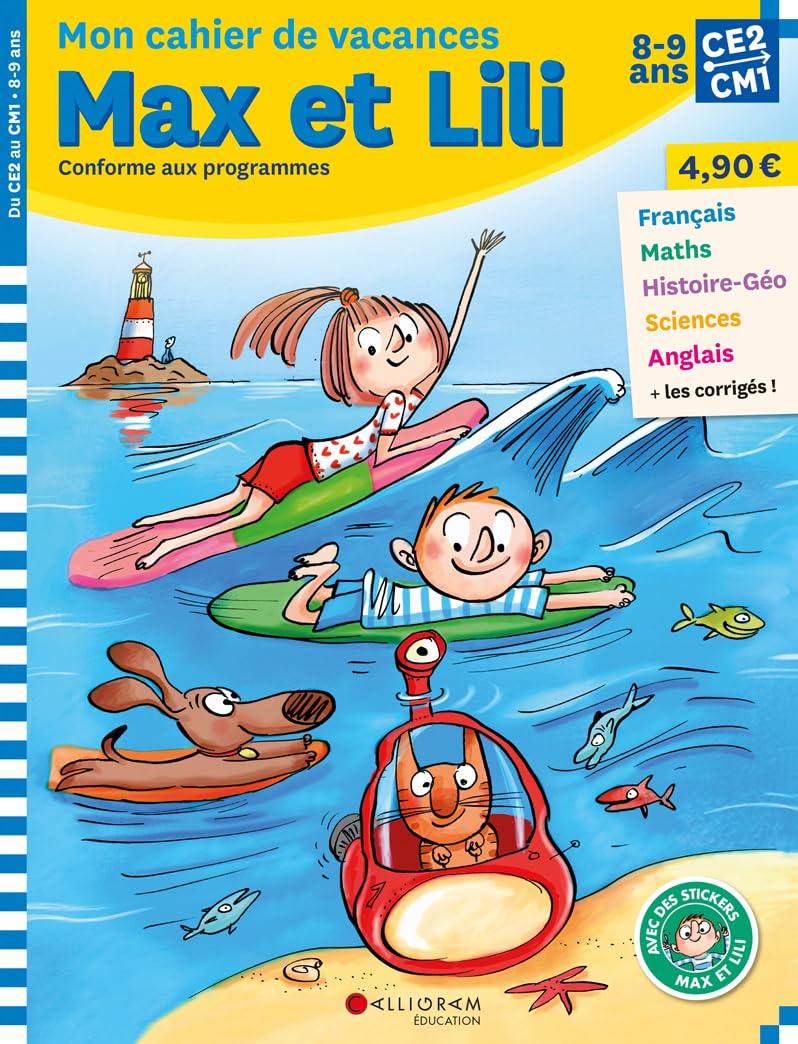 Cahier de vacances Max et Lili - CE2/CM1