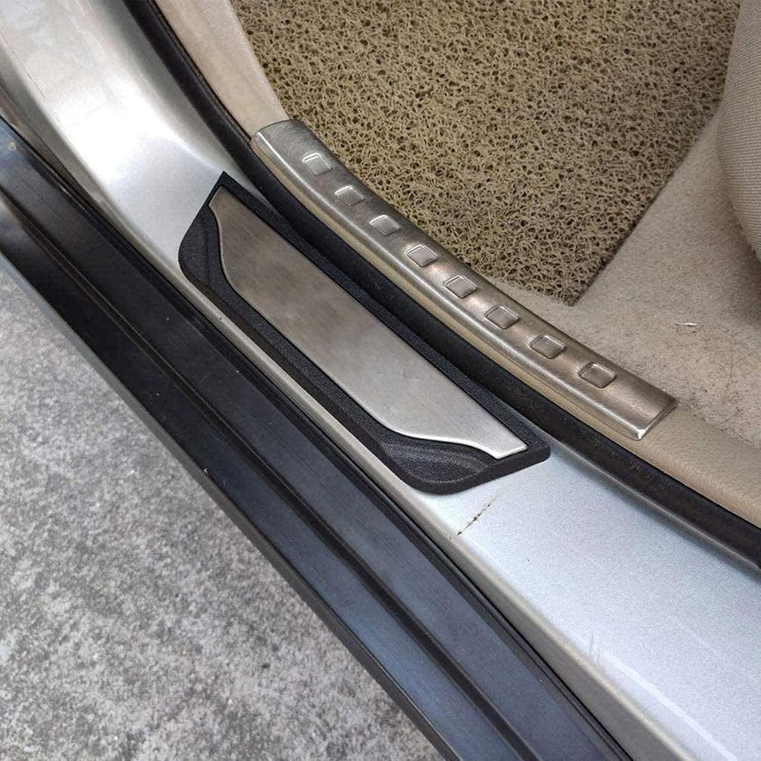 4 Stuks Roestvrijstalen Instaplijsten voor Hyundai i10 3 (III