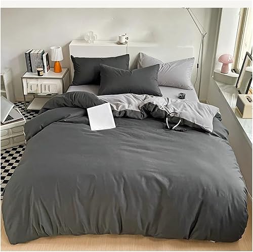 Miniatura 4 de Bedding Sets Solid Colour Duvet Cover Set Single Bed Double Bed Queen Size Duvet Cover Set,Bedding Set