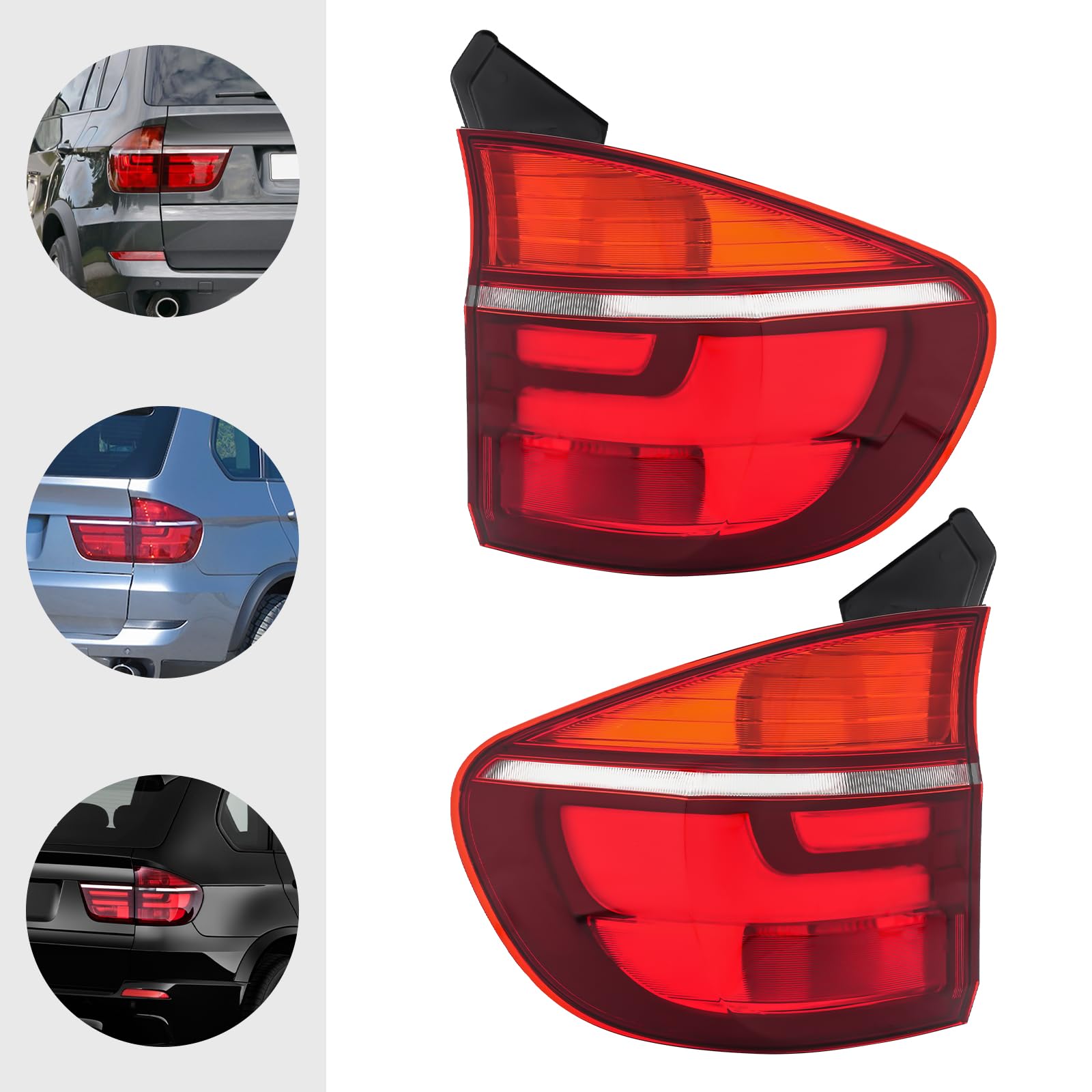 Rear LED Taillight Replacement for 2011-2013 X5 E70 35d 35i 50i LH RH Pair image 2