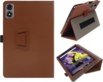 Case for ALLDOCUBE iPlay 80 mini Ultra 8.8 inch, Multi-Angle Stand Case with Hand Strap and Stylus Holder,Skin-Feel Anti-Slip Shockproof Protective Cover, Brown